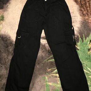 Women's Black Cargo Pants